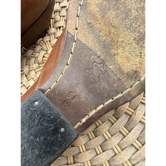 Vintage Guess by Georges Marciano Women’s Size 5.5 Brown Leather Ankle Booties - Picture 7 of 15